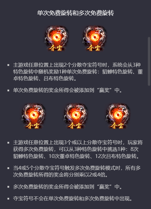 夜戏貂蝉免费旋转模式规则说明图