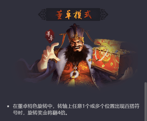 夜戏貂蝉免费旋转董卓模式规则说明图